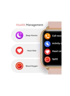 PROMASS Parsonver Smart Watch (Answer/Make Calls), 1.7” Fitness Tracker Watch with Bluetooth Dial Calls/Heart Rate/Sleep Monitor/Pedometer, IP68 Waterproof Watch for Android Phones and iPhone for Women  - Image 5
