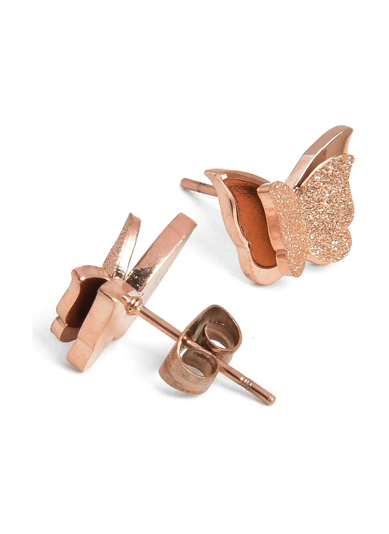 سوهي Stone Studded Contemporary Stud Earrings