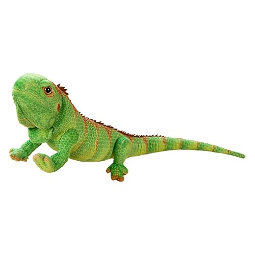 NatureMan255 inches Realistic Lizard Stuffed Animal Toys Chameleon Dolls Reptile Soft Toys Green Maned Lizards PlushToys Gifts for Kids - Image 1