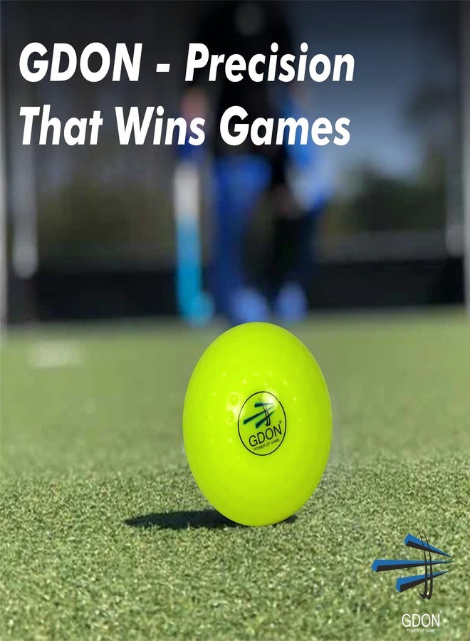 GDON Field Hockey Hollow Truf Balls (Pack of 12 Neon) - Image 3