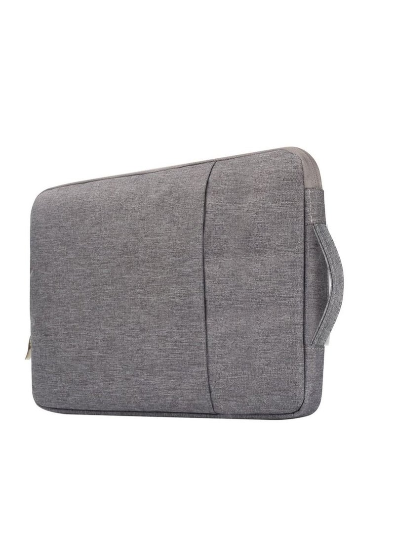 Generic - Laptop Sleeve Bag Compatible MacBook Pro 16 Inch 2021 2022 M1 Pro Max A2485 A2141 Pro Retina 15 A1707 Notebook Polyester Vertical Case With Pocket Grey - Image 1