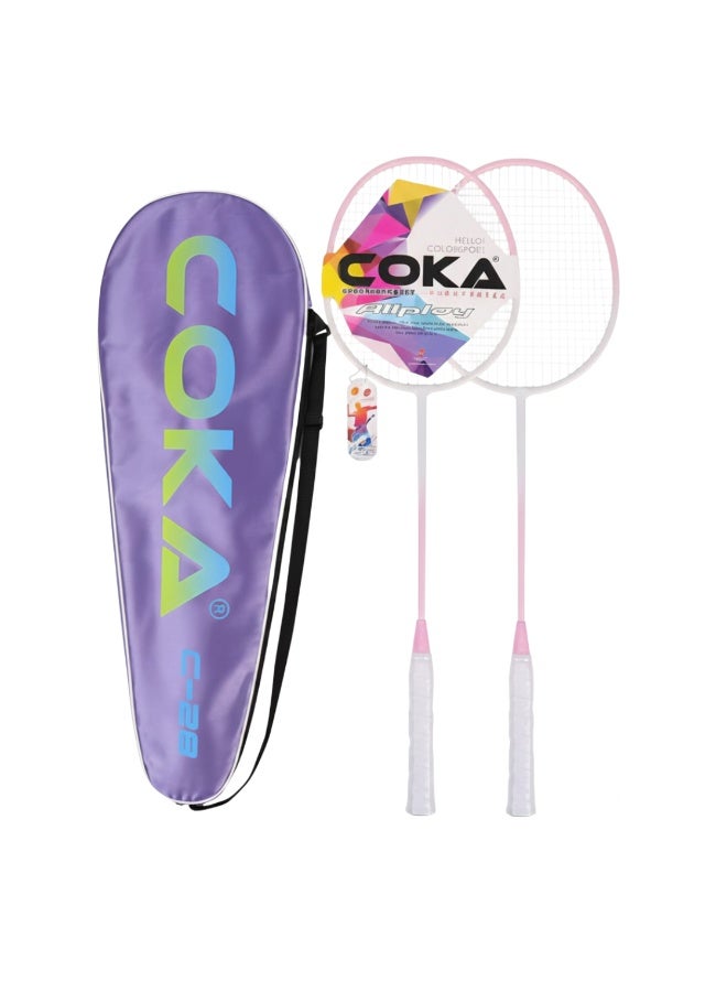 COKA Badminton Racket Lightweight Durable High-Tension Sports Racket for Training & Outdoor Play - Image 1