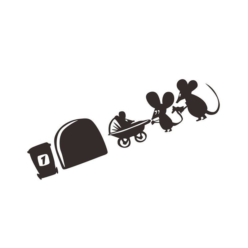 5Pcs Children Wall Stickers Wall Decals Self-adhesive Removable Stickers for Living Room Corridor Background - Image 1