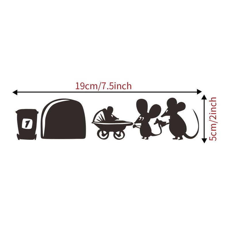 5Pcs Children Wall Stickers Wall Decals Self-adhesive Removable Stickers for Living Room Corridor Background - Image 2