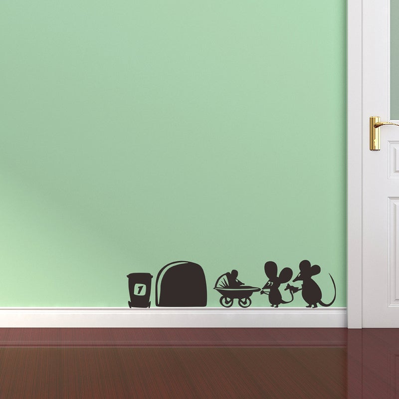 5Pcs Children Wall Stickers Wall Decals Self-adhesive Removable Stickers for Living Room Corridor Background - Image 5