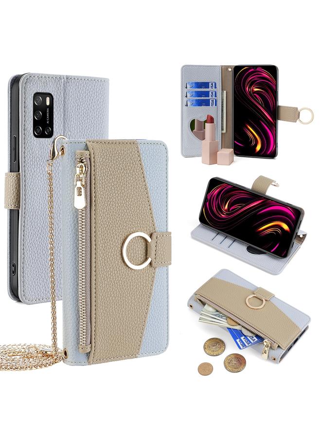 S-TOP Case For Rakuten Big S Crossbody Litchi Texture Leather Phone Case - Image 1