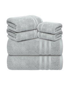 Premium Grey Bath Towel Set - 100% Turkish Cotton 2 Bath Towels, 2 Hand Towels, 2 Washcloths - Soft, Absorbent, Durable – Quick Dry - Perfect for Daily Use by Infinitee Xclusives - pzsku/ZFF7621199CE5F41F6699Z/45/_/1706846903/496ff0c9-e786-4894-9f44-52fdaeb62a3d