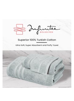 Premium Grey Bath Towel Set - 100% Turkish Cotton 2 Bath Towels, 2 Hand Towels, 2 Washcloths - Soft, Absorbent, Durable – Quick Dry - Perfect for Daily Use by Infinitee Xclusives - pzsku/ZFF7621199CE5F41F6699Z/45/_/1706846913/6d0933ba-22d2-41d2-a877-c265a2de7940