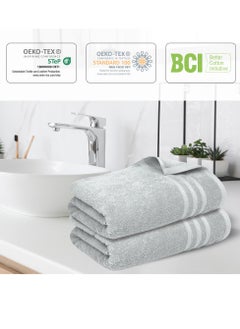 Premium Grey Bath Towel Set - 100% Turkish Cotton 2 Bath Towels, 2 Hand Towels, 2 Washcloths - Soft, Absorbent, Durable – Quick Dry - Perfect for Daily Use by Infinitee Xclusives - pzsku/ZFF7621199CE5F41F6699Z/45/_/1706846943/ea96c37b-8ce0-4646-8610-e43d75a4e862