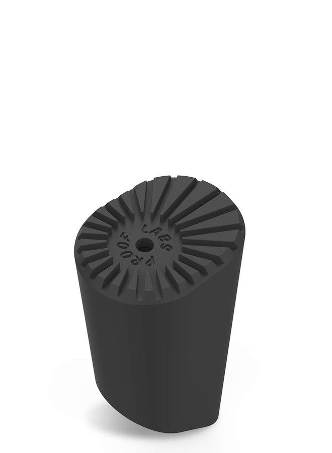 Proof Labs Single Toothbrush Holder and Razor Stand for Bathroom Sink and Countertop (Black, Silicone) - Image 4