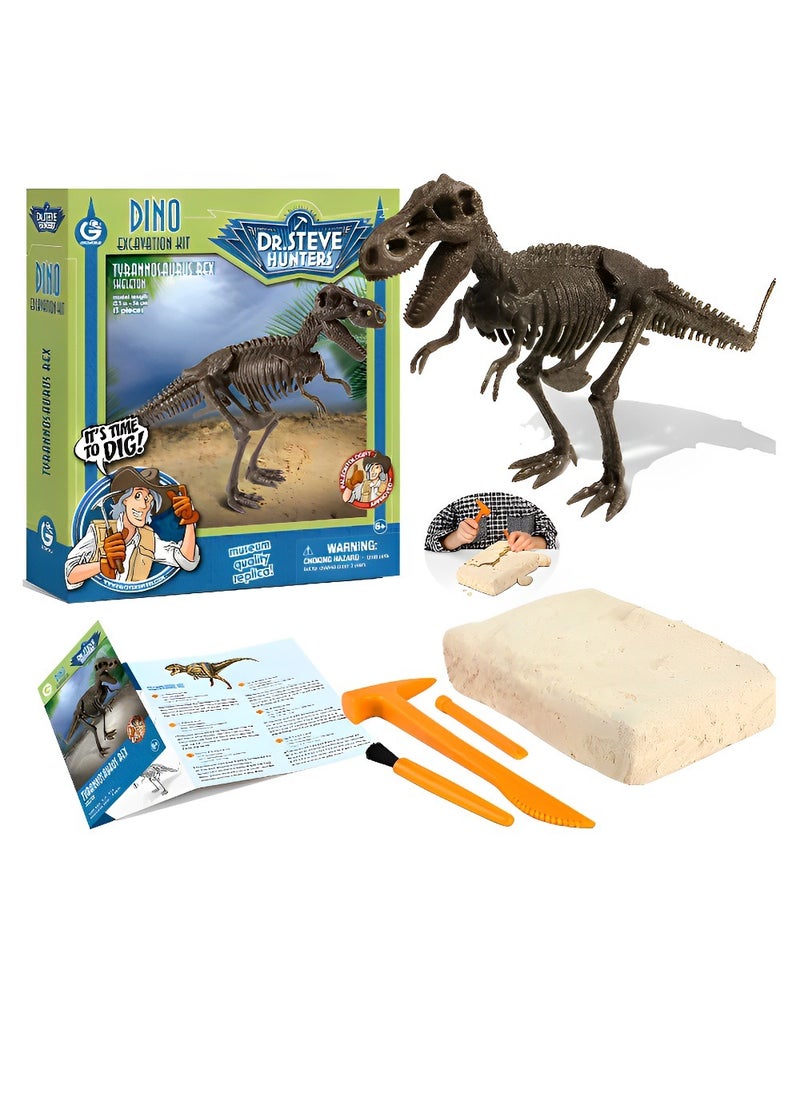 Dr. Steve Hunters Skeleton Set 3D Fossil (Tyrannosaurus Skeleton Model) High-Quality Educational Realistic and Science Kits Excavation Toys for Kids Museum Quality Replica Fun and Amazing Gift  - Image 3