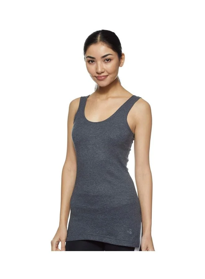 Women Round Neck Slub Thermal Vest