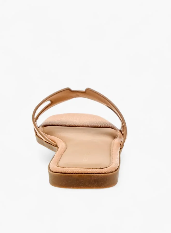 Flora Bella By Shoexpress Women Textured Slip-On Sandals