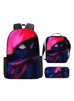 Spider-Man Spiderman Hero Cartoon Student Backpack Three-Piece Set 29*16*42 cm 