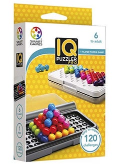 SmartGames SmartGames IQ Puzzler Pro, a Travel Game for Kids and Adults, a Cognitive Skill-Building Brain Game - Brain Teaser for Ages 6 & Up, 120 Challenges in Travel-Friendly Case.  - Image 2