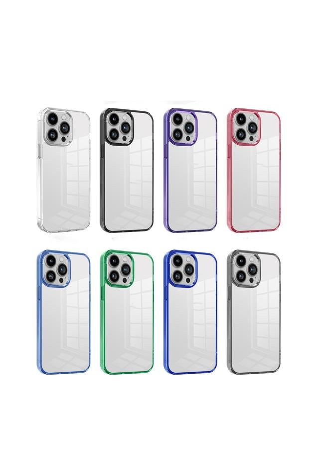 S-TOP Case For iPhone 13 Ice Color Clear PC Hybrid TPU Phone Case - Image 2