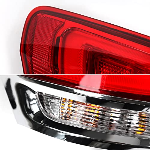 Huray Left Outer Taillight Fit for Jeep Grand Cherokee 2014-2021 Driver Side Tail lamp Assembly Replacement Accessory (Laredo/Limited/Overland/Summit) - Image 5