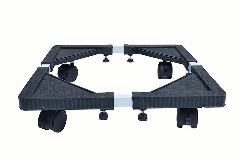 Flawless Plastic Mould and Metal Pipe Heavy Duty Adjustable Fully Top Loading Washing Machine Trolley Best Suitable for Fully Automatic Bosch 75 kg Washing Machine