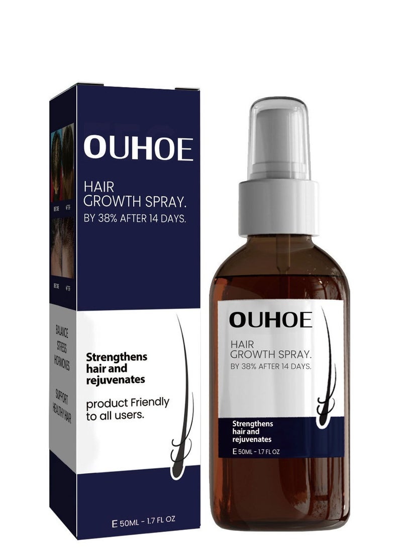 OUHOE Hair Growth Spray for Nourishing Hair Growth Supple Black Set of 2Pcs - Image 5