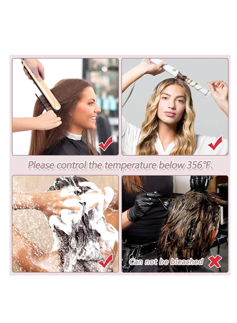 SOLARAE Invisible Wire Hair Extensions with Transparent Headband Adjustable Size Removable Secure Clips in Straight Secret Hairpiece for Women - Image 3