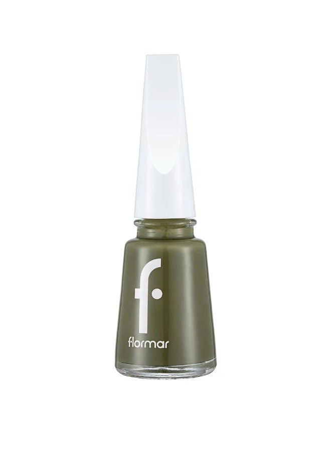 flormar Nail Enamel High Pigment & Shiny Finish Nail Polish 454 Army Glam Bundle - Image 2