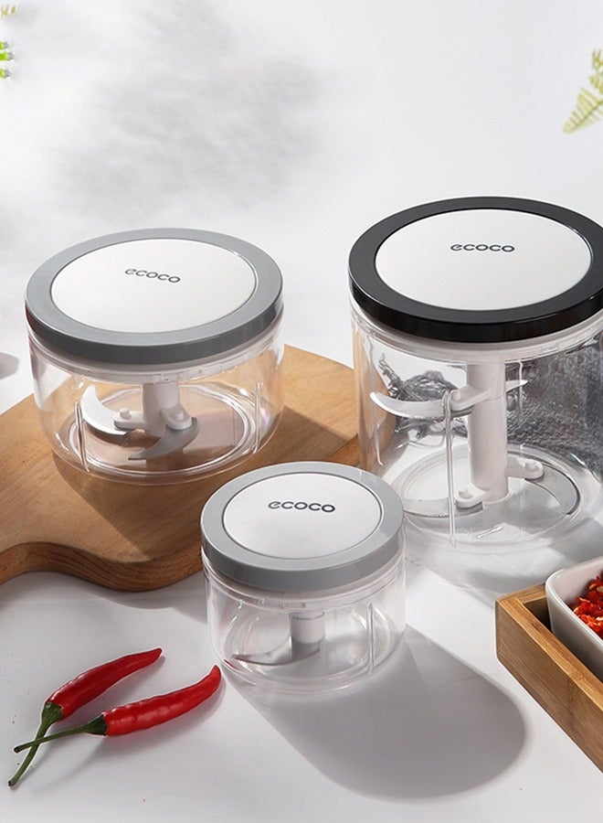 ecoco Mini Garlic Mincer, Portable Small Food Processor for Ginger, Chili, Vegetables - Image 3