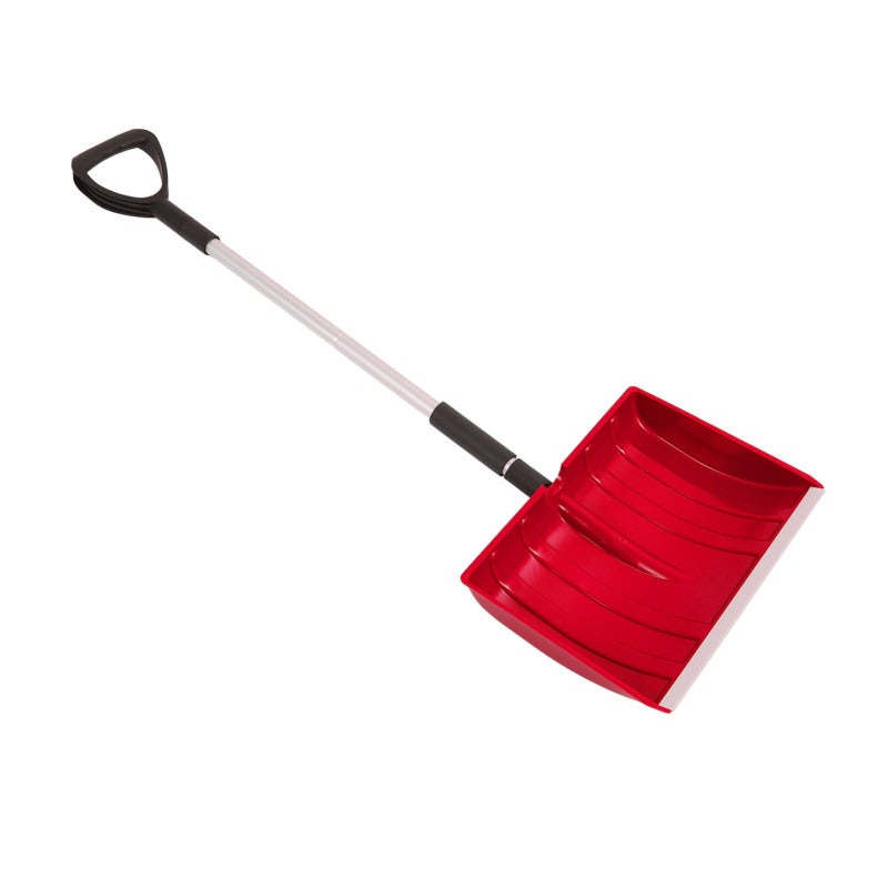 Portable Snow Shovel: Red Detachable Adjustable Handle, Premium PP & Aluminum Material - Lightweight Durable Compact Design for Outdoor Emergency, Camping, Vehicle Snow Removal - Image 2