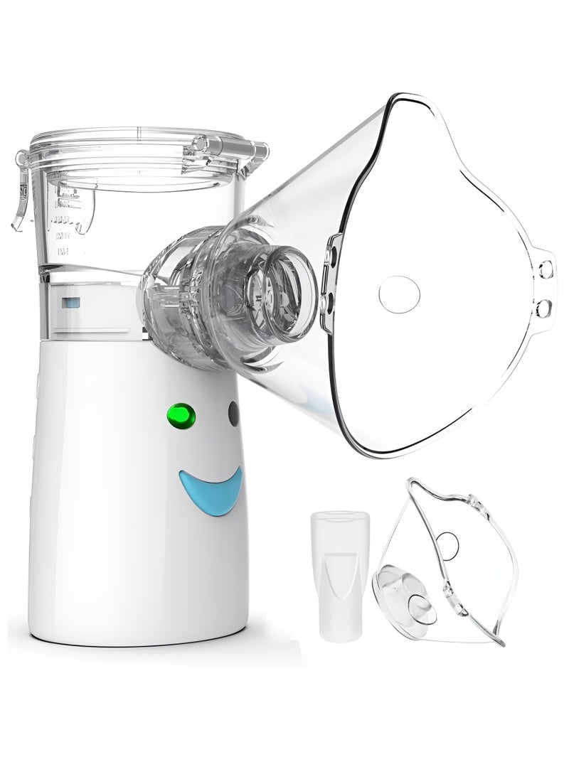 BORTONY Portable Mini Nebulizer Handheld Atomizer USB-C Rechargeable Vaporizers Machine Ultrasonic Medical Mesh Inhaler for Home Adults Children Outdoor Travel Nebulizer Personal Steam  - Image 1