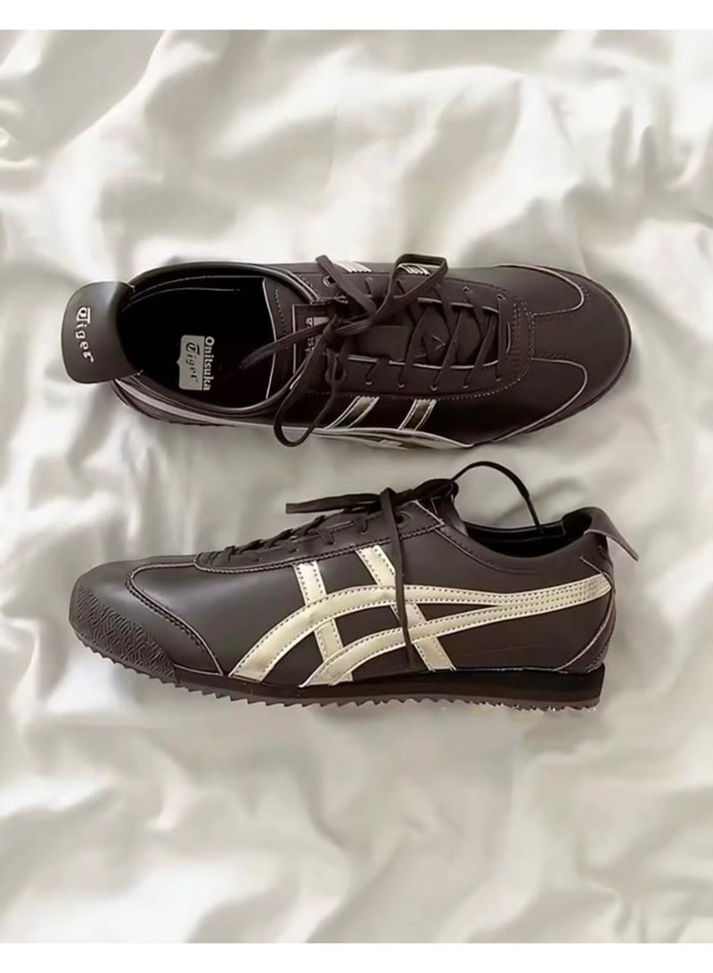 Onitsuka Tiger New Onitsuka Tiger Mexico 66 SD Licorice Brown Unisex Sneakers - Image 3