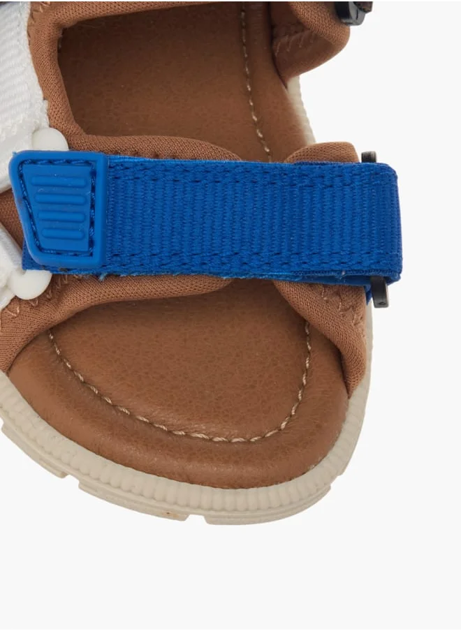 Barefeet Boys Colourblock Floaters With Hook And Loop Closure