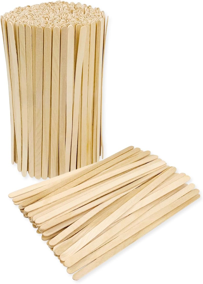 KTOJOY 55inch Wooden Coffee Stirrers 500 Count Disposable Stir Sticks for Coffee  Cocktails Wooden Beverage Mixer with Smooth Ends Swizzle Drink Sticks - Image 1
