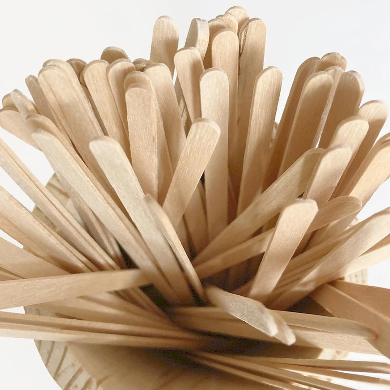 KTOJOY 55inch Wooden Coffee Stirrers 500 Count Disposable Stir Sticks for Coffee  Cocktails Wooden Beverage Mixer with Smooth Ends Swizzle Drink Sticks - Image 4