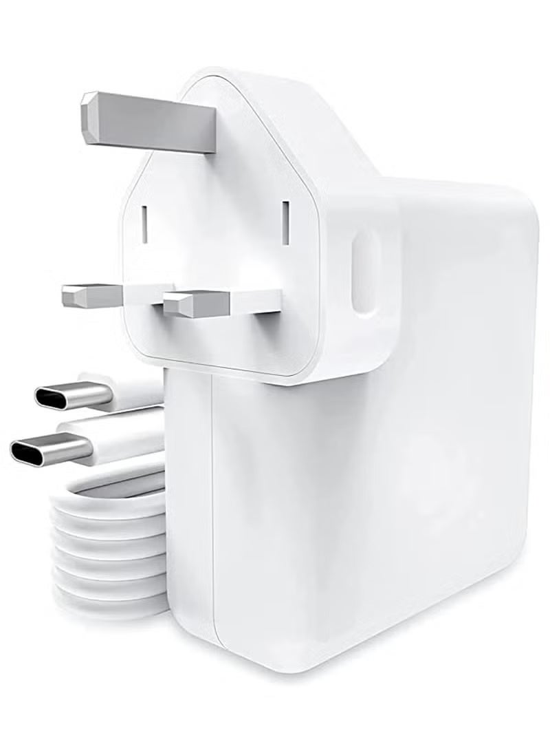 محول لابتوب بديل بقوة 30 واط USB-C شاحن طاقة تيار متردد (14.5 فولت 2 أمبير أو 5.2 فولت 2.4 أمبير) لجهاز ماك بوك 12