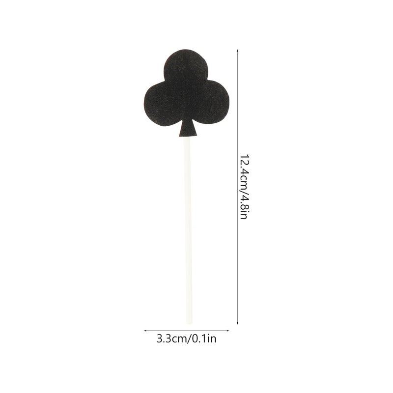24Pcs Poker Design Cake Topper Cards Birthday Party Supplies Decorations - Image 3
