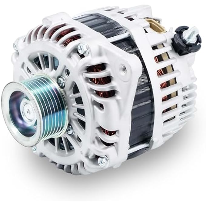 POBWAV 11341N Alternator Compatible with Nissan Altima 2007 2008 2009 2010 Maxima 2009 2010 Murano 2009-2014 Quest 2011-2017 V6 3.5L Replacement for 11341 23100-1AA1A, 23100-1AA1B, 23100-JA11A - Image 1