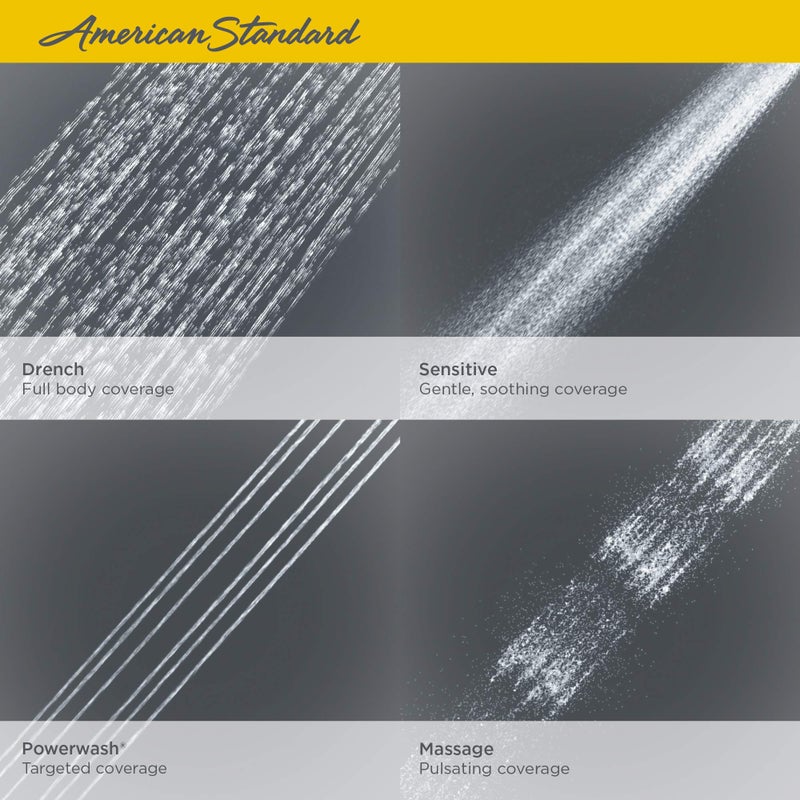American Standard 9035474.002 Spectra+ eTouch 4-Function Shower Head, 2.5 GPM, Polished Chrome - Image 3