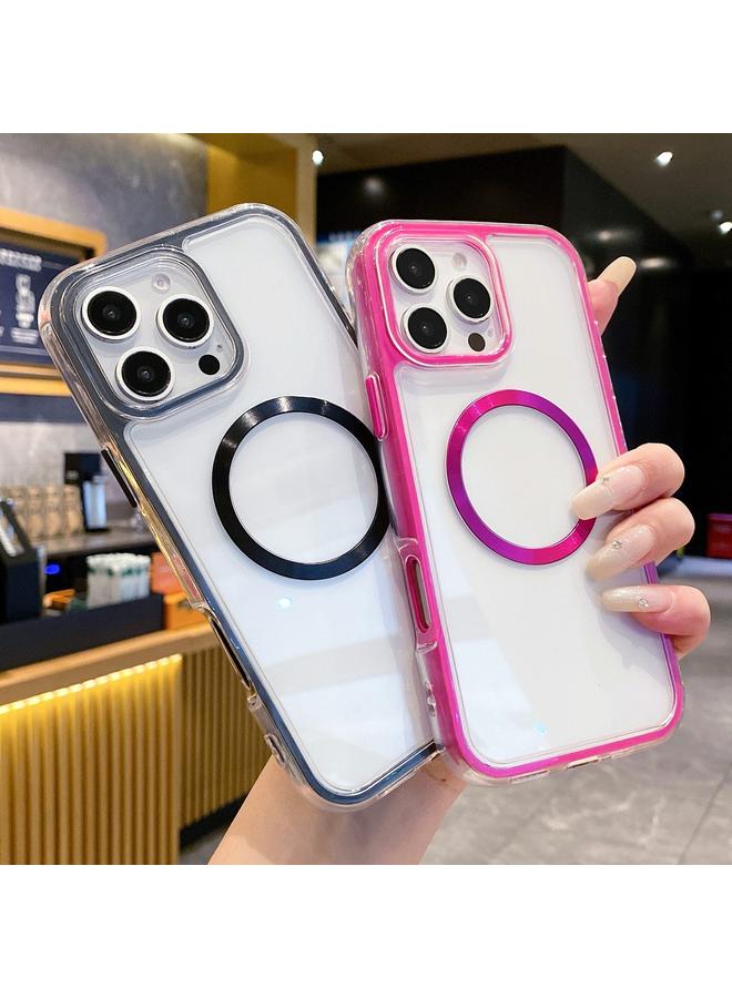 S-TOP Case For iPhone 14 Pro Max 3 in 1 Airbag CD Texture MagSafe Phone Case - Image 4