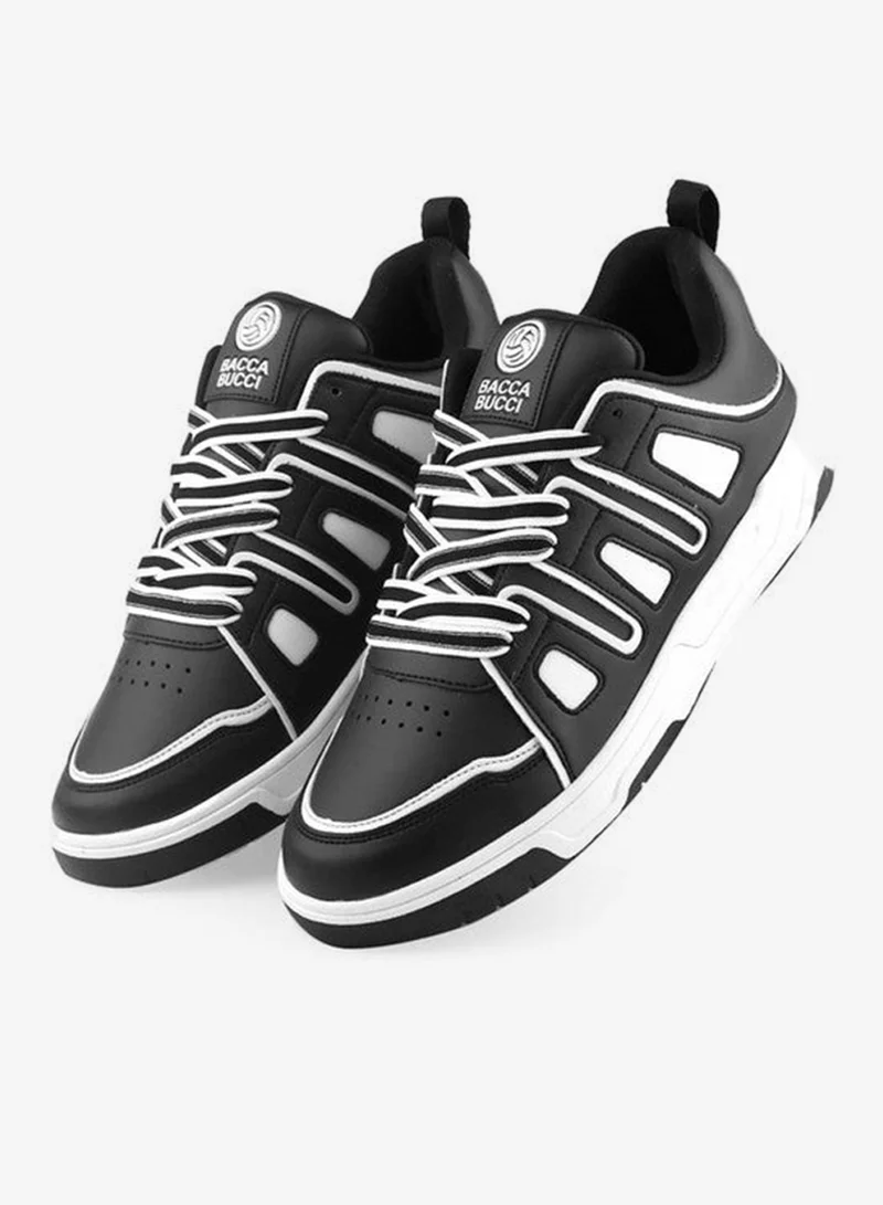Bacca Bucci Bacca Bucci Black & White Sneakers for Men
