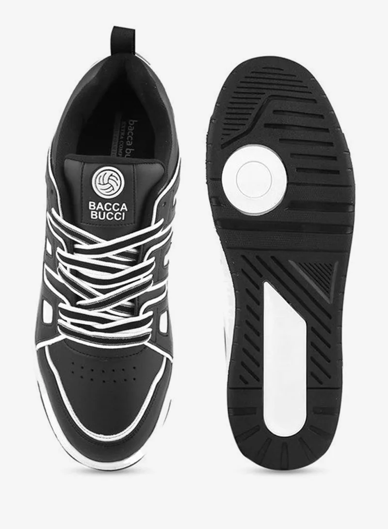 Bacca Bucci Bacca Bucci Black & White Sneakers for Men