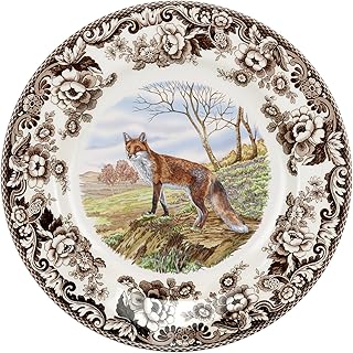 Spode Woodland Dinner Plate, Red Fox, 10.5Ã¢â‚¬Â | Perfect for Thanksgiving and Other Special Occasions | Made in - Image 1