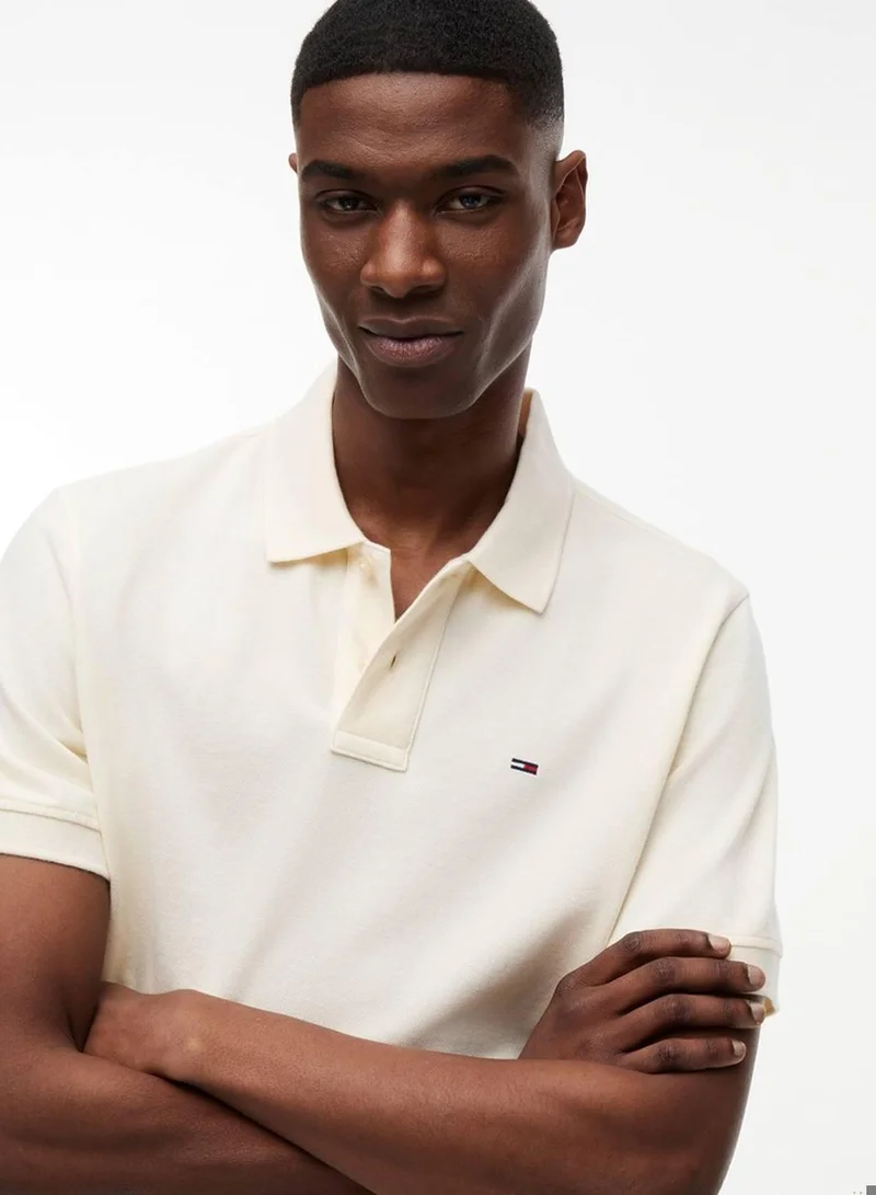 Tommy Jeans Calico Essential Regular Fit Polo for Men | Best Price UAE
