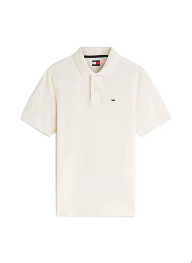 Tommy Jeans Calico Essential Regular Fit Polo for Men | Best Price UAE