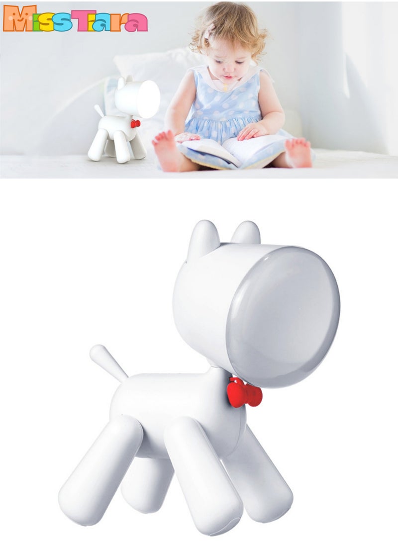 MissTiara Baby bedside usb sleeping atmosphere night light Lovely cartoon puppy LED table lamp  - Image 2