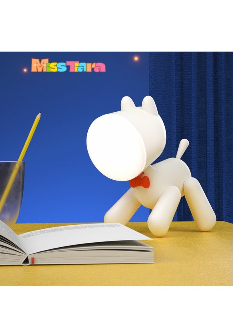 Baby bedside usb sleeping atmosphere night light Lovely cartoon puppy LED table lamp