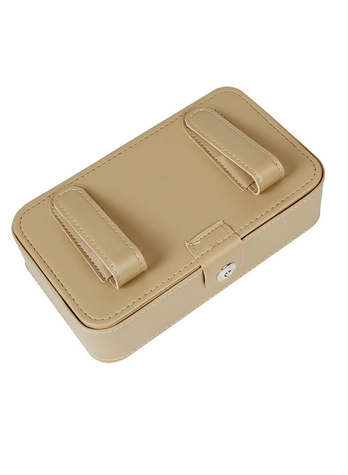 EBMINI New Creative Leather Sunshade Car Back Drawback Paper Box - Image 2