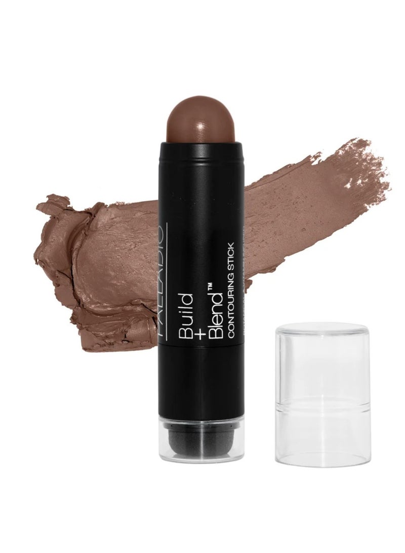Palladio Build + Blend Contouring Stick with Aloe & Jojoba, BBCS11 – Warm Brown - Image 1