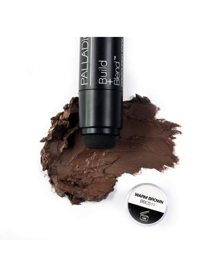 Palladio Build + Blend Contouring Stick with Aloe & Jojoba, BBCS11 – Warm Brown - Image 5