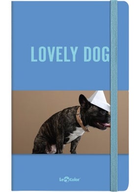 Le Color Flexible Cover Notebook 144 Pages Dog Lover 10.5 x 18.58 cm  - Image 1