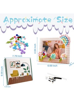 Generic DIY Kids Picture Frame Craft Kit for 5 x 7 Inch Photos, Fun Art Project for Boys and Girls, Perfect Gift for Creative Play and Home Decoration  - Image 4
