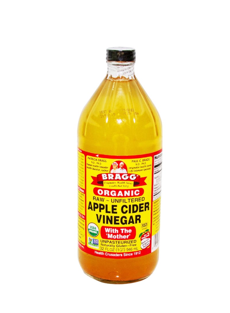 Bragg Organic Raw Apple Cider Vinegar Health Supplement 946ml
